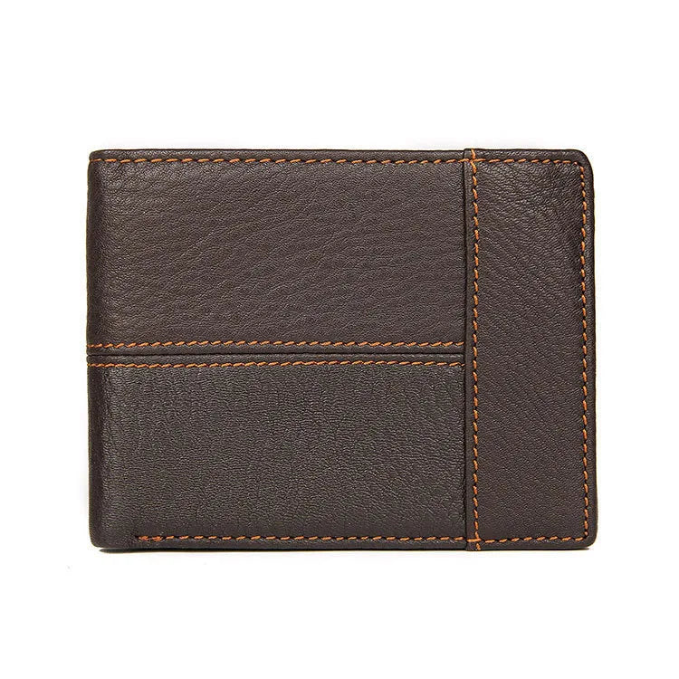 Genuine Cowhide Leather Men's Wallet