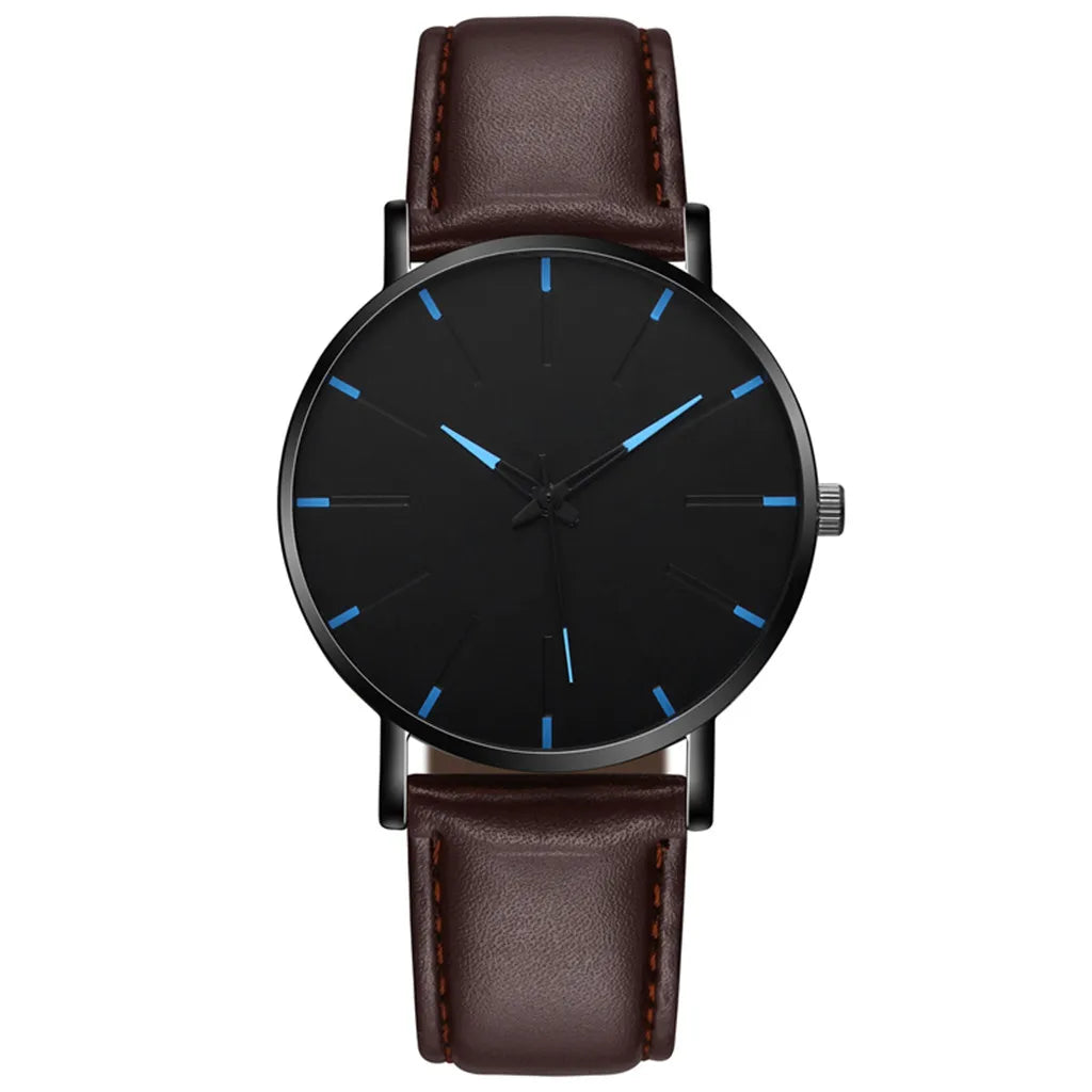 Minimalist Men Fashion Ultra Thin Watches