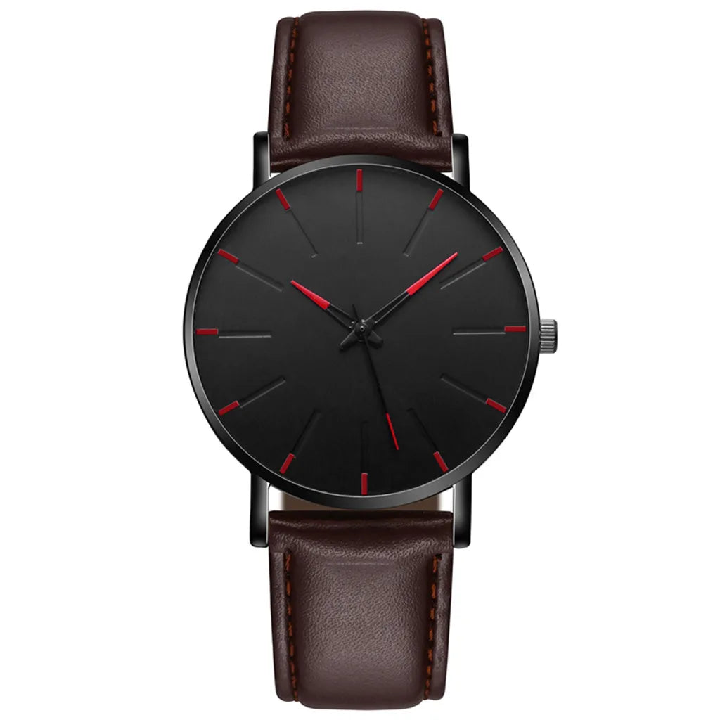 Minimalist Men Fashion Ultra Thin Watches