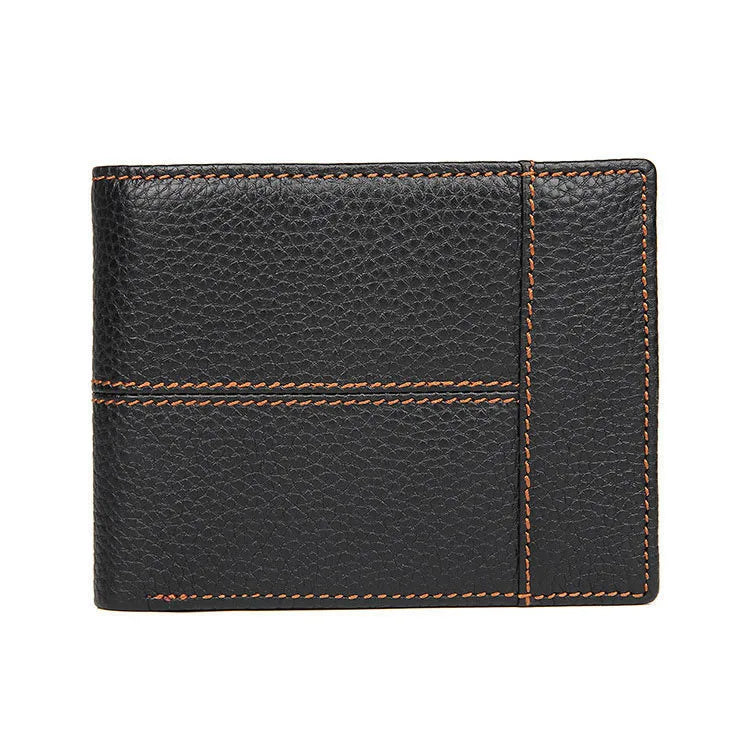 Genuine Cowhide Leather Men's Wallet