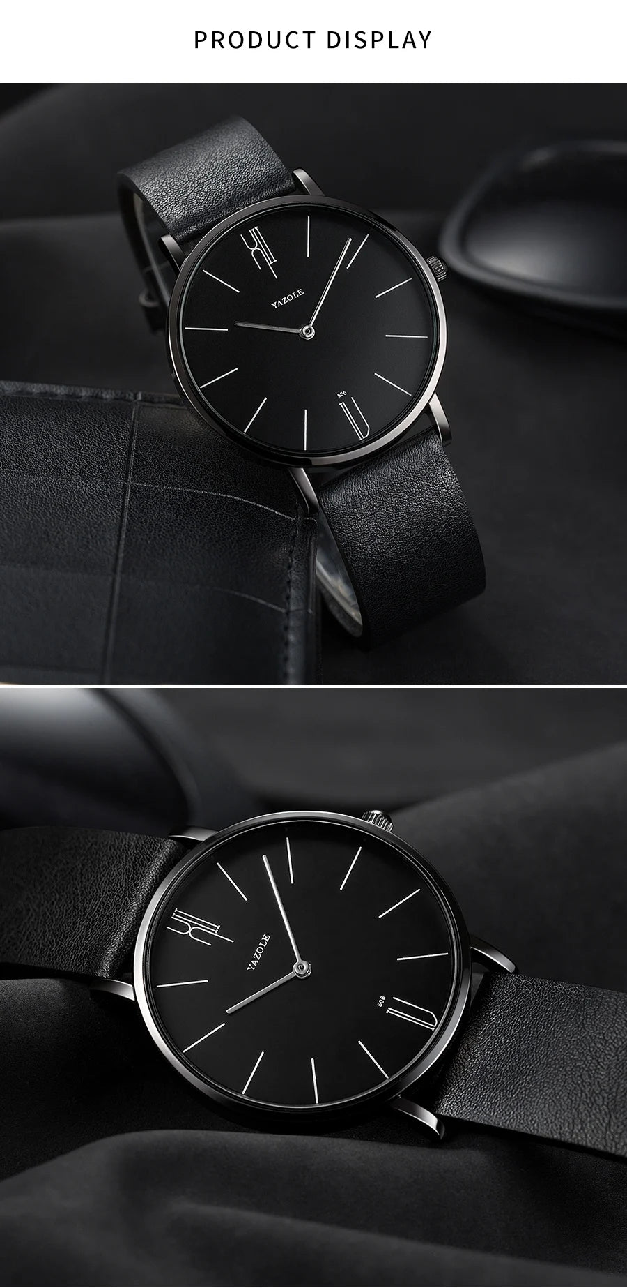 Outdoor Men Watch Genuine Leather