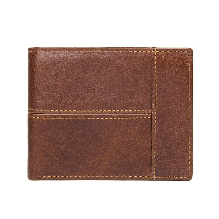 Genuine Cowhide Leather Men's Wallet