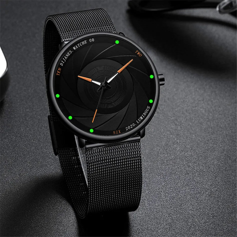 Minimalist Mens Fashion Watches Ultra Thin