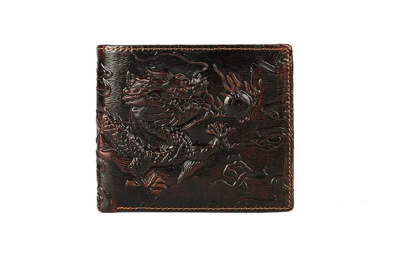 Vintage Embossing 3D Dragon Wallet