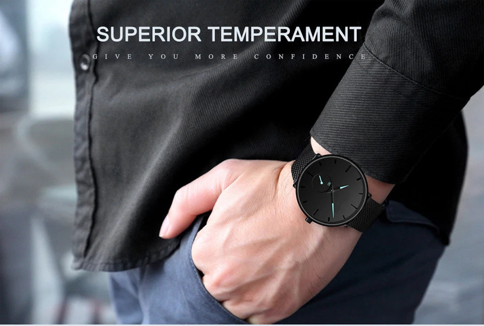 Mens Fashion Minimalist Watches