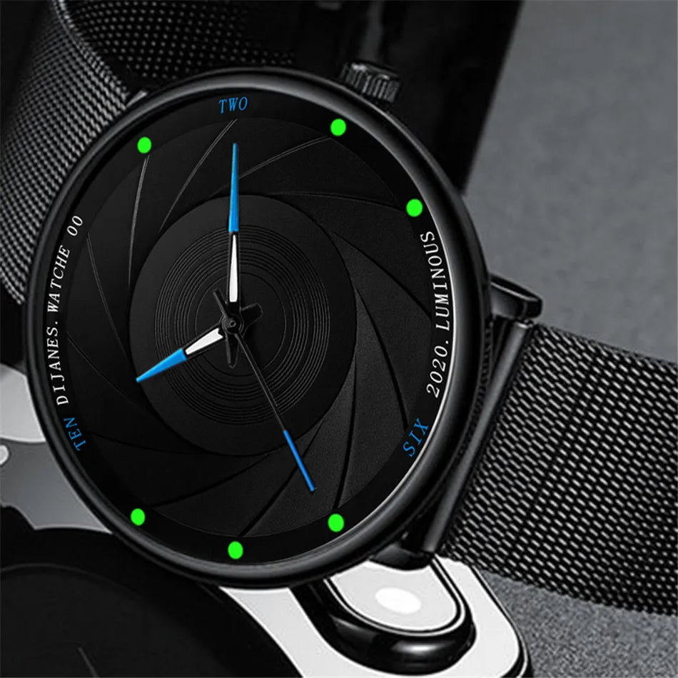 Minimalist Mens Fashion Watches Ultra Thin