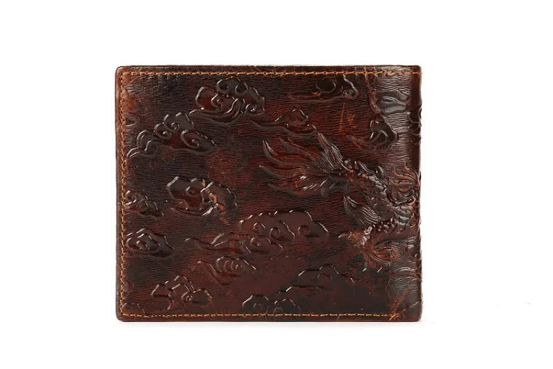 Vintage Embossing 3D Dragon Wallet