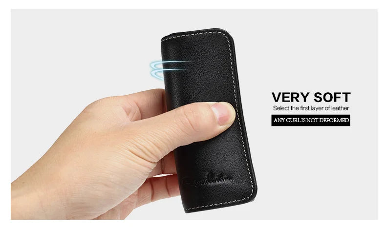 Genuine Leather Men Wallet Mini