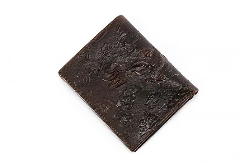 Vintage Embossing 3D Dragon Wallet