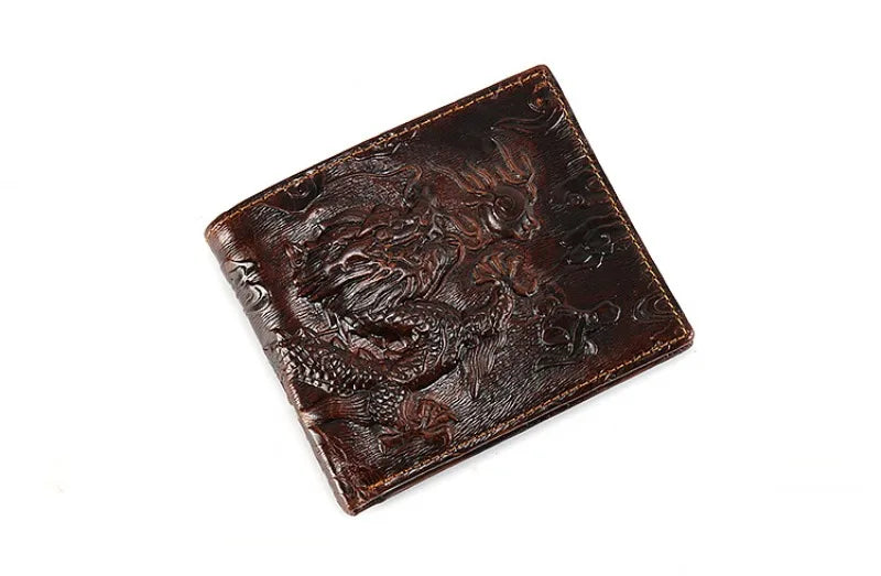 Vintage Embossing 3D Dragon Wallet