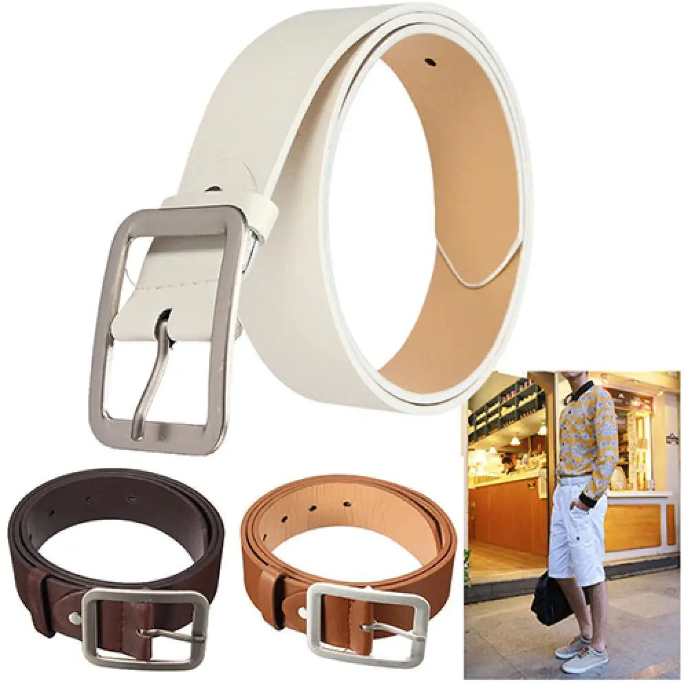 Men's Buckle Waist Strap Business Belt