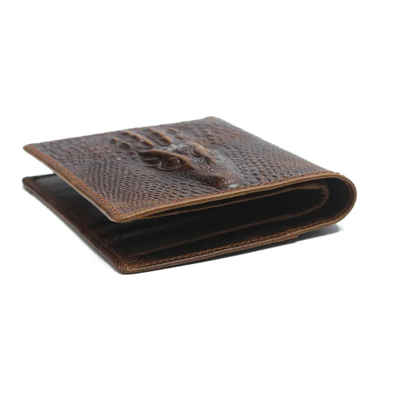 Animal Skin Embossed Wallet With RIFD