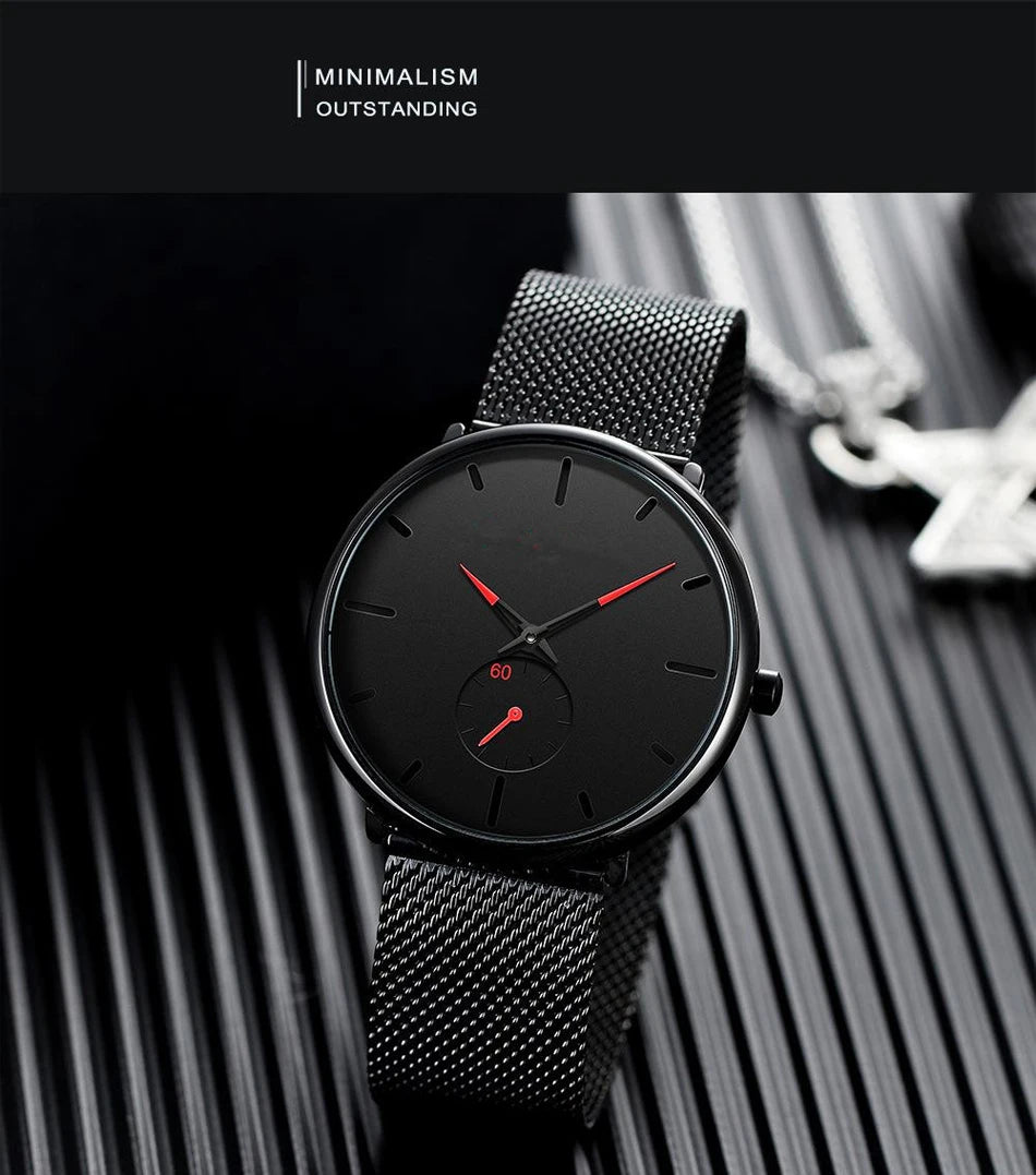 Mens Fashion Minimalist Watches