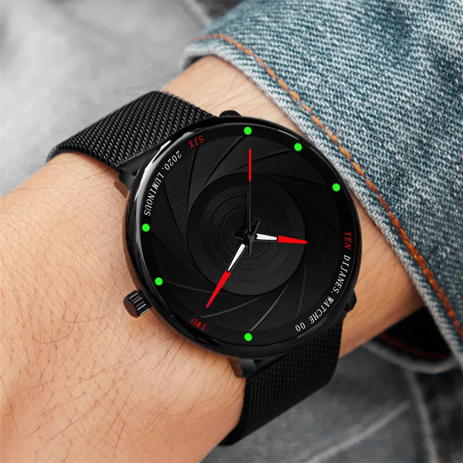 Minimalist Mens Fashion Watches Ultra Thin