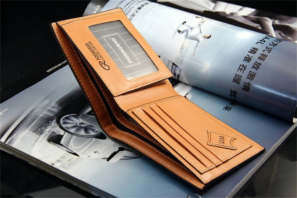 Premium Short Real Cowhide Wallets