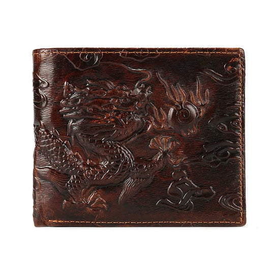 Vintage Embossing 3D Dragon Wallet