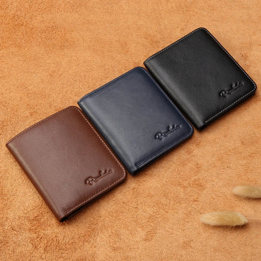 Genuine Leather Men Wallet Mini