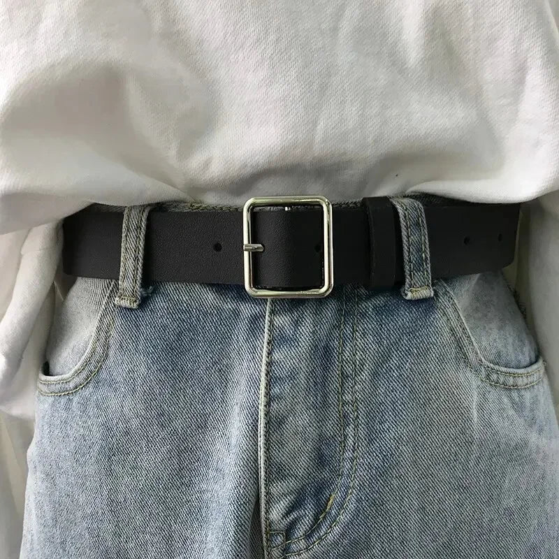 Vintage Fashion Strap Jeans Wide Belt for Men