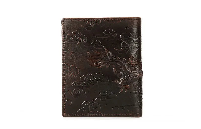 Vintage Embossing 3D Dragon Wallet