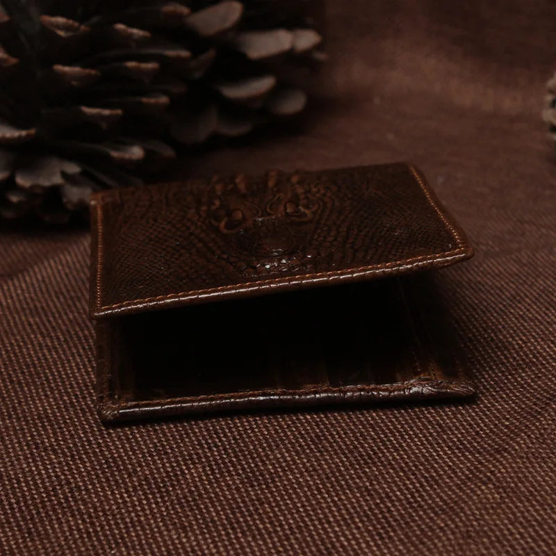 Animal Skin Embossed Wallet With RIFD