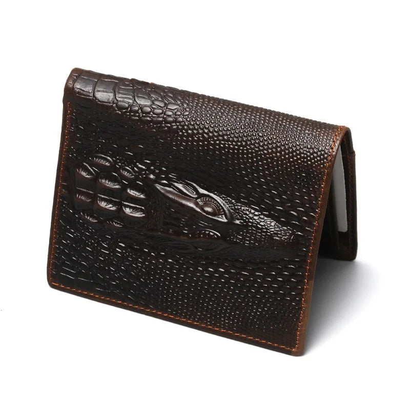 Animal Skin Embossed Wallet With RIFD