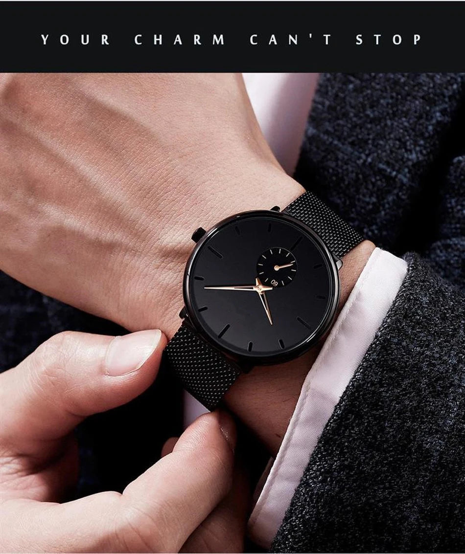 Mens Fashion Minimalist Watches