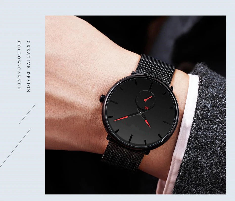 Mens Fashion Minimalist Watches