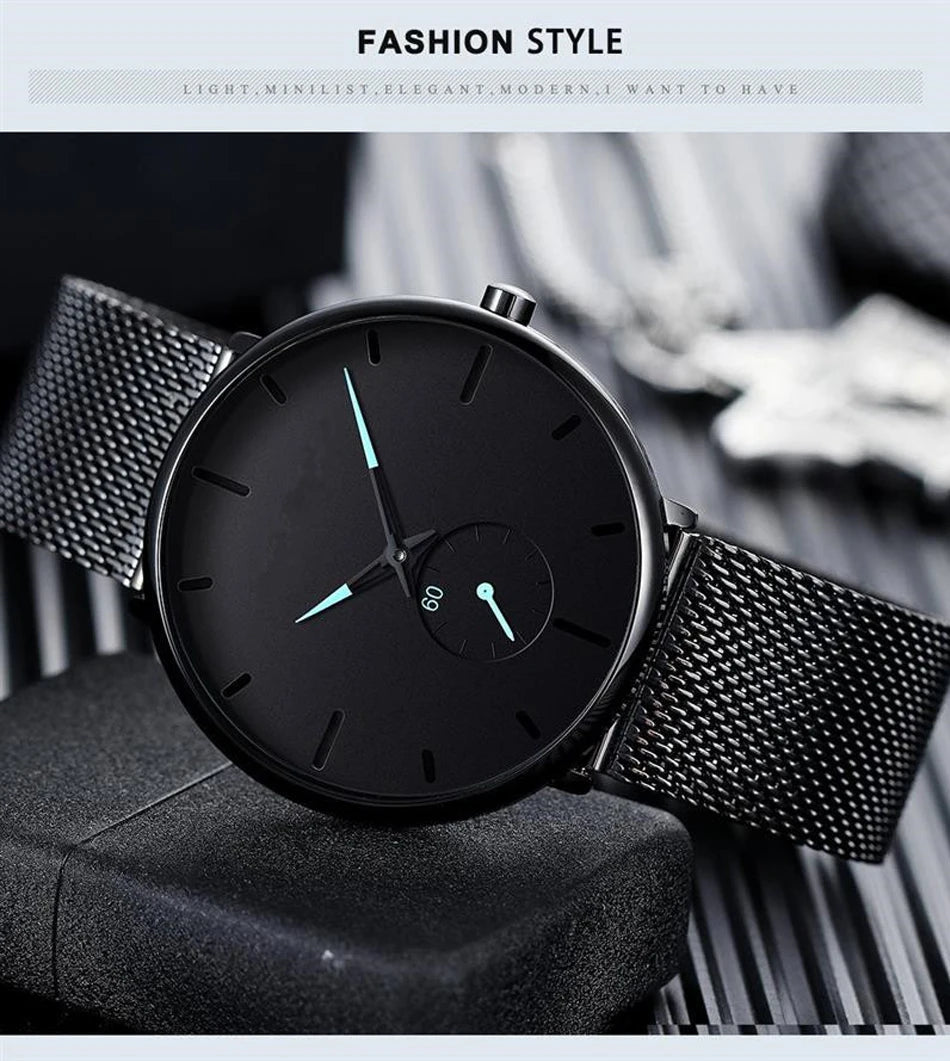 Mens Fashion Minimalist Watches