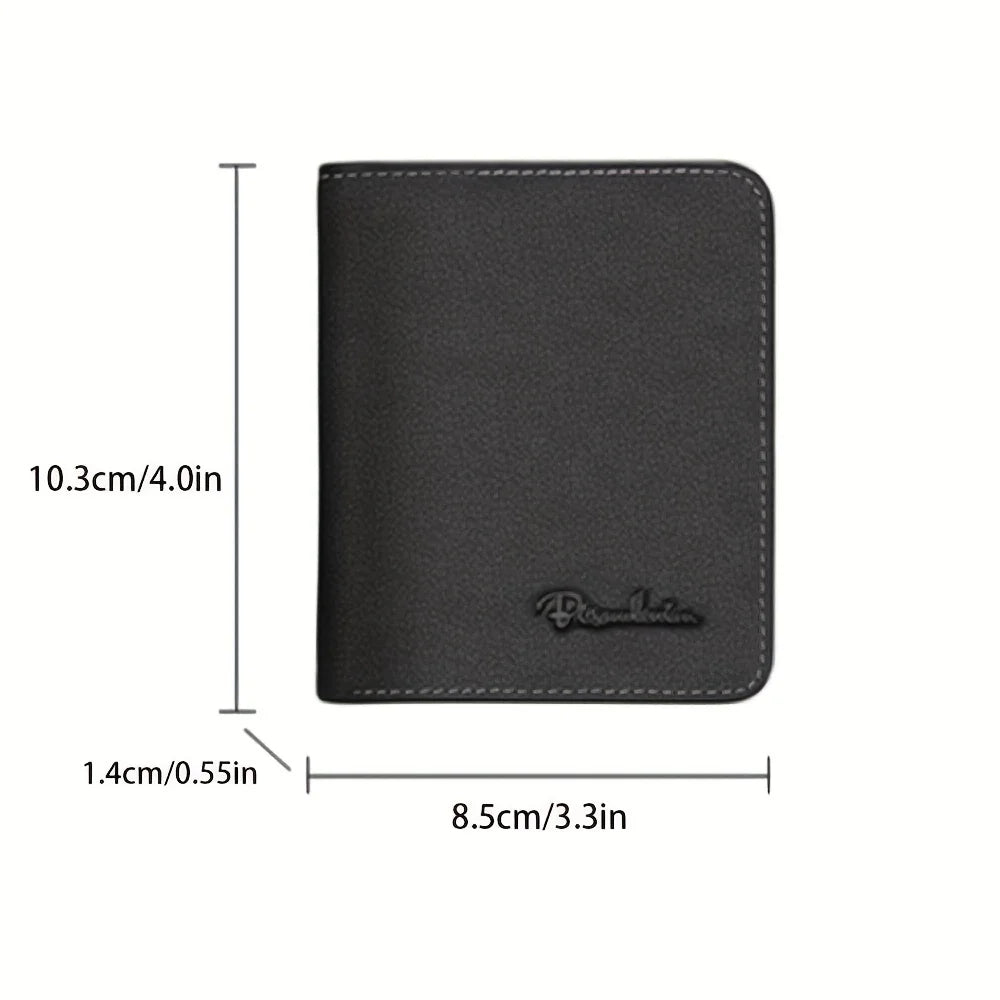 Genuine Leather Men Wallet Mini