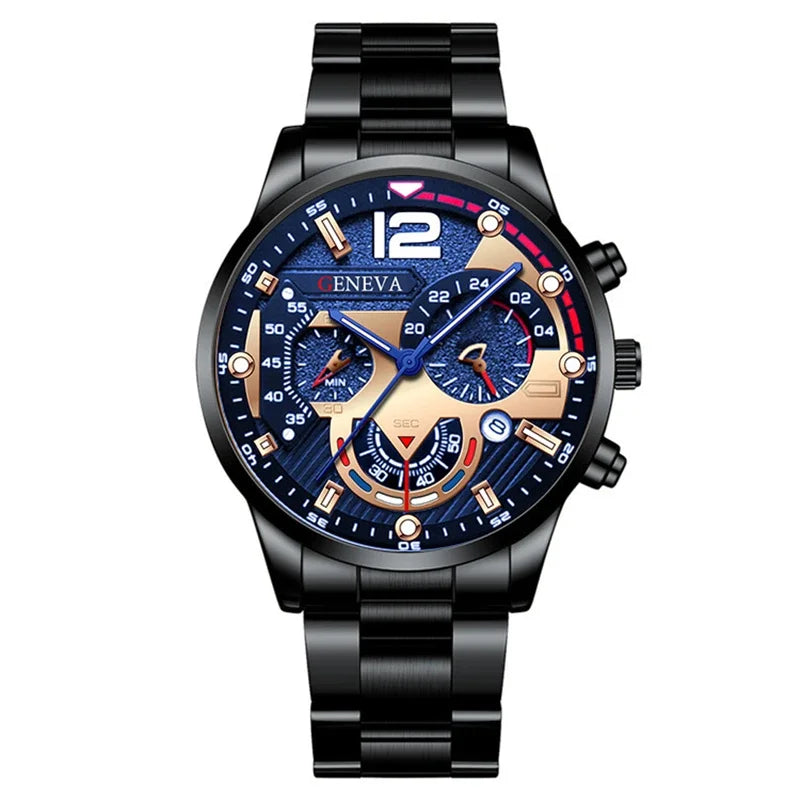 Men's Creative Mechanical Six-Pin Watch Alloy Steel