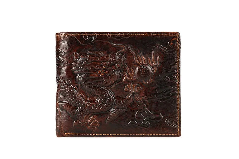 Vintage Embossing 3D Dragon Wallet