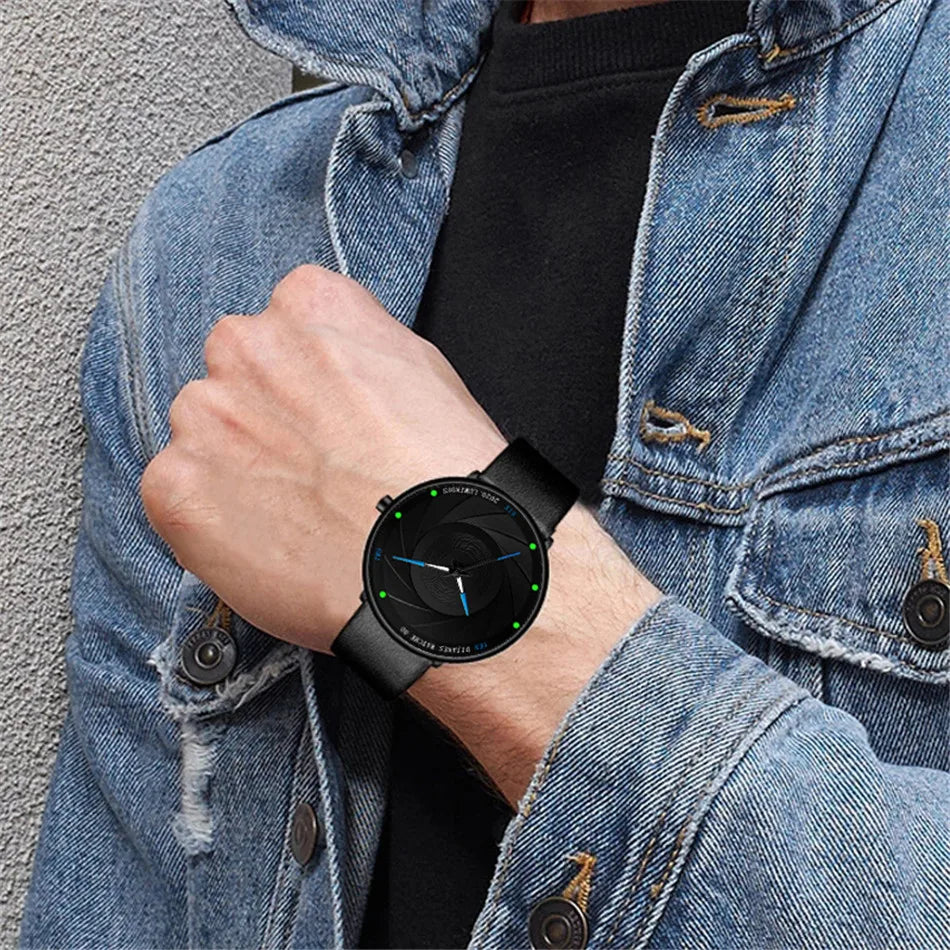 Minimalist Mens Fashion Watches Ultra Thin