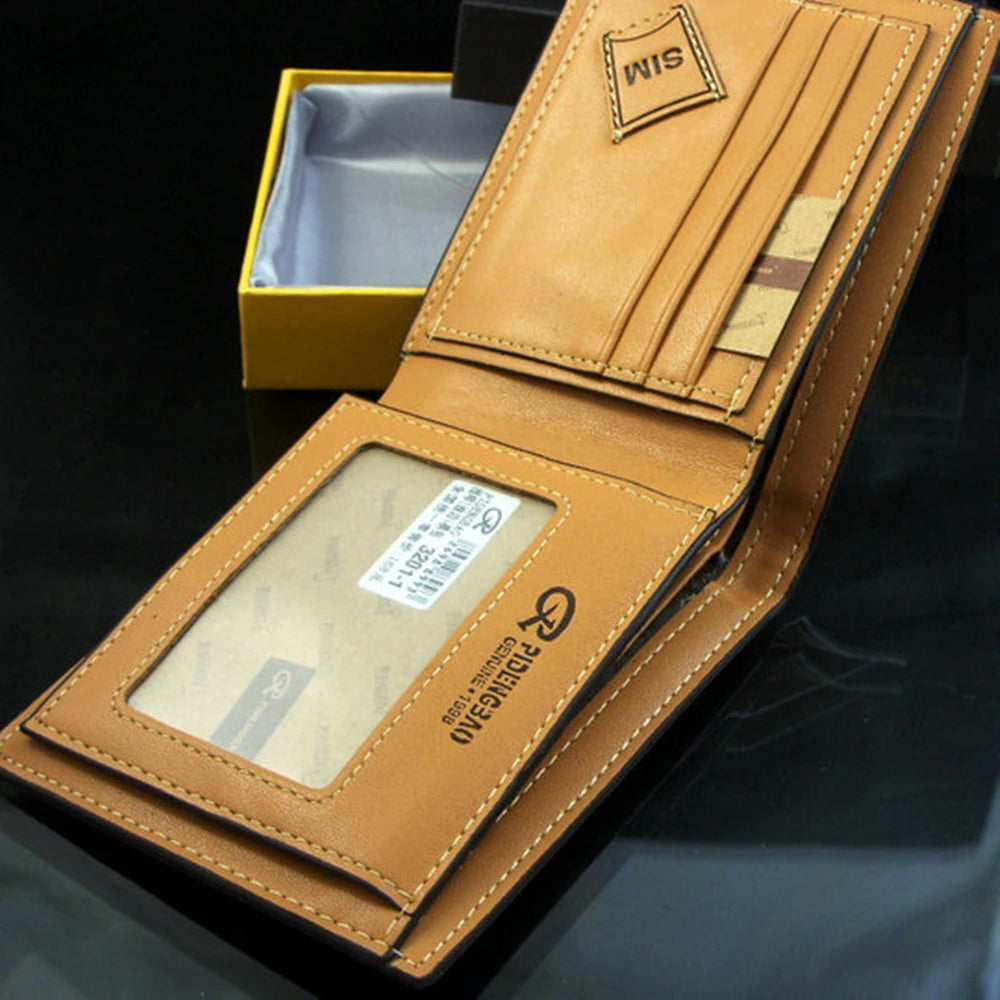 Premium Short Real Cowhide Wallets